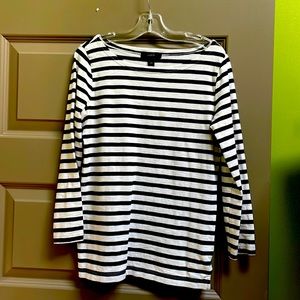 Parisian style boatneck top from J Crew
